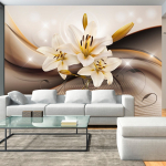 Fototapeet Artgeist Golden Lily, 70 cm x 70 cm