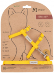 Kassi rakmed koos rihmaga Amiplay, 150 cm, kollane