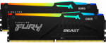 Operatiivm&auml;lu (RAM) Kingston Fury Beast RGB KF560C30BBEAK2-16, DDR5, 16 GB, 6000 MHz