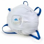 Respiraator, koos ventiiliga Active Gear FFP2, valge, Universaalne