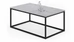 Kohvilaud ADRK Narisa, must v./hall v., 60 cm x 100 cm x 43 cm
