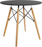 Laud Mufart Todi, pruun v./must v., 80 cm x 80 cm x 72 cm