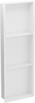 Sisseehitatav seinariiul Mexen X-Wall-R, 10 cm x 90 cm x 30 cm, valge v.
