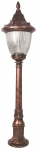 Vabalt seisev v&auml;lisvalgusti Opviq BSU-68186-BKR-M2-B, 60W, E27, IP65, pronks v./pruun v., 26 cm x 105 cm