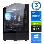 Statsionaarne arvuti Intop i7-12700F, DDR4 32 GB, SSD 500 GB, Nvidia GeForce RTX 5060 Ti 8 GB GDDR7, Windows 11 Pro RM56963