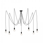 Valgusti rippuv Nowodvorski Spider 6785, E27, 7 x 60 W, must v.