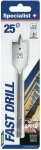 Sulgpuur puidule Specialist+ Fast Drill, puit, sulg-, hex, 25 mm x 15 cm
