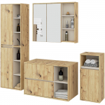 Vannitoa m&ouml;&ouml;bli komplekt Akord Furniture Factory Vami, tamm v., 30 cm x 50 cm x 170 cm