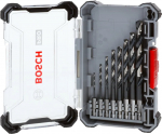 Metallist puurikomplekt Bosch Impact Control, metall, keermega, hex 1/4, 2 mm x 13.3 cm