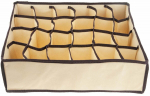 Korraldaja, esemete hoidmiseks TG63167, kreemjasvalge, 34 x 30 x 10 cm