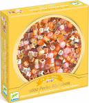 Helmekomplekt ehete valmistamiseks Djeco Alphabet DJ00031, kuldne v.