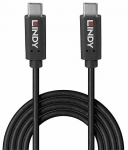 Juhe Lindy 36977, 2 x USB Type C, 150 cm, must v., 100 W