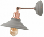 Valgusti seinale GTV Loret 7826, LED, 1 x 40 W, kuldne v./roosa v./hall v.