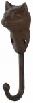 Riidekonks Cat, 4.9 cm x 4.4 cm, pruun v.