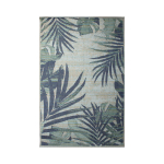 Vaip v&auml;literrassidele Home4you Aurora 1, sinine v./roheline v., 150 cm x 100 cm