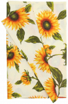 Piklik laudlina ristk&uuml;likukujuline Home4you Loneta New, kollane v./roheline v., 43 x 116 cm