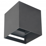 &Otilde;ue seinavalgusti LED Line Lite Cube, 6W, G9, IP65, hall v., 10 cm x 10 cm