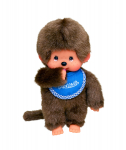 Pehme m&auml;nguasi ahv Monchhichi, sinine v./pruun v., 20 cm