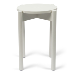 Taburet Domoletti Vulcano 53000011790, valge v., 36 cm x 36 cm x 45 cm