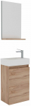 Vannitoa m&ouml;&ouml;bli komplekt Kalune Design Conza, tamm v., 26 cm x 45 cm x 75 cm