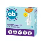 H&uuml;gieenilised tampoonid O.B. Extra Protect 5in1, Super, 42 tk