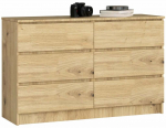 Kummut Akord Furniture Factory K120, artisan oak v., 77 cm x 120 cm x 40 cm