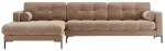 Nurgadiivan Cosmopolitan Design Bali Bluvel 28, beige melange v., vasak, 185 x 293 cm x 75 cm