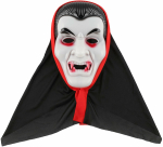 Mask t&auml;iskasvanutele, vampiir Festi Halloween 656791, valge v./must v.