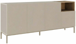 Konsoollaud Kalune Design Cailin 180, pruun v., 41.8 cm x 180 cm x 80 cm