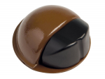 Uksestopper 5985 400-2664-50, 2 cm, &Oslash; 5 cm, plastik/kumm, pruun v.