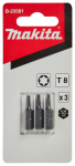 Kruvikeeraja otsikute komplekt Makita B-23581, T8, 25 mm, 1/4"