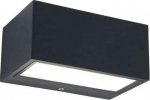 &Otilde;ue seinavalgusti Lutec Clgemini 1891S, 9W, LED, IP54, hall v., 7 cm x 10 cm