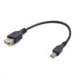 Juhe Gembird USB to USB-micro USB 2.0 female, Micro USB male, 0.15 m, must
