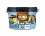 Puitfassaadide v&auml;rvid Pinotex Wood Paint Aqua, valge v., 9 l