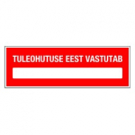 Kleebis Tamrex, ohutusm&auml;rk Punane