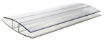 Pol&uuml;karbonaadist &uuml;hendusprofiil, 200 cm x 0.5 cm
