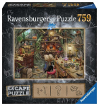 Pusle Ravensburger The Witches Kitchen 19958, 70 cm x 50 cm, 72 tk, mitmev&auml;rviline