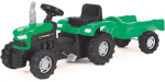 Pedaaltraktor Buddy Toys BPT1013, must v./roheline v.