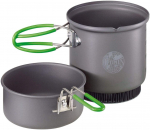 Pottide komplekt Optimus 8020707, roostevaba teras, 0.95 l, hall v., 2 tk