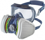 Respiraator, koos ventiiliga GVS Elipse Integra with ABEK1-P3 filters, sinine v./valge v., L/M