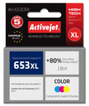 Tint ActiveJet AH-653CRX, kollane v./fuksia (magenta) v./ts&uuml;aansinine (cyan) v., 18 ml