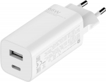 Telefoni laadija Xiaomi USB/USB-C, USB/USB-C, valge v., 65 W