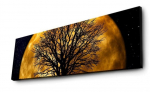 Dekoratsioon Wallity Canvas Painting, 30 cm, 90 cm, must/kollane