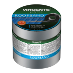 Bituumenlint Vincents Polyline Roofband 30cm x 10m Grey, alumiinium/bituumen, 30 cm x 1000 cm, hall