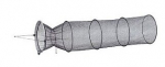 V&otilde;rk Jaxon Keepnet 5111350, 12 cm, 40 cm, must v.