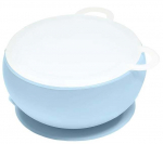 Kauss MiniKoioi Bowly 101080003, 450 ml, Alates 6 kuust, 12 cm, silikoon, sinine v.