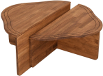Kohvilaud Kalune Design Altopiano, p&auml;hklipuu v./pruun v., 90 cm x 45 cm x 40 cm