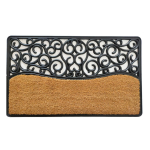 Uksematt Domoletti VCW3583, must/beež, 45 cm x 75 cm x 1.5 cm