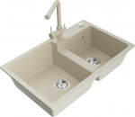 K&ouml;&ouml;givalamu Mexen Tomas, graniit, 80 cm x 50 cm x 19 cm, beež