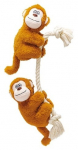 M&auml;nguasi koerale, pehme Karlie Climb Monkey Duo 522726, 42 cm, pruun v.